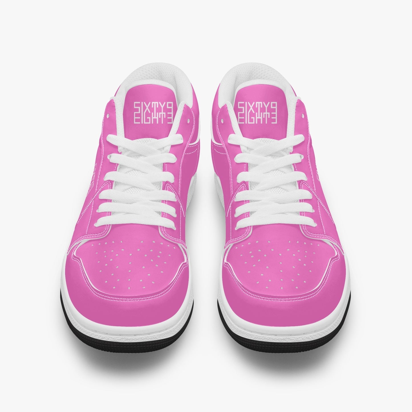 Sixty Eight 93 Logo White Pink SENTLT1 Shoes
