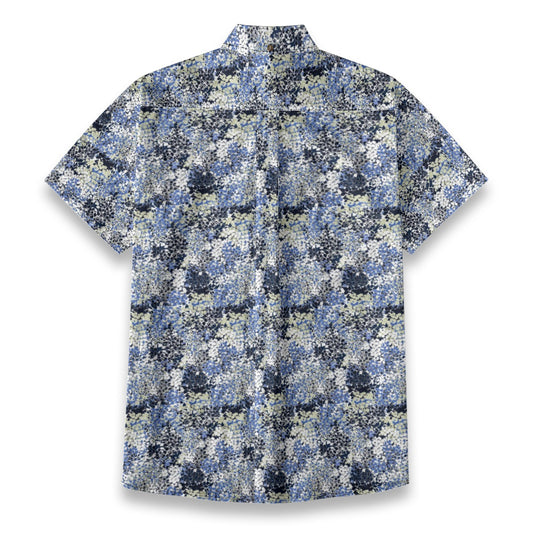 Sixty Eight 93 Logo Red Pastel Cotton Button Up Shirt