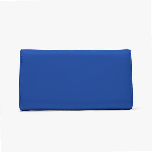 Sixty Eight 93 Logo White Blue Foldable Wallet