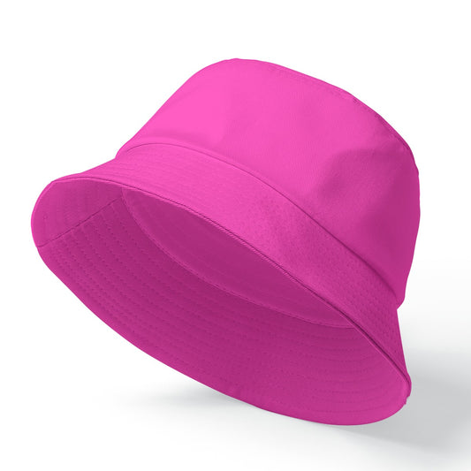 Sixty Eight 93 Logo White Fuchsia Bucket Hat