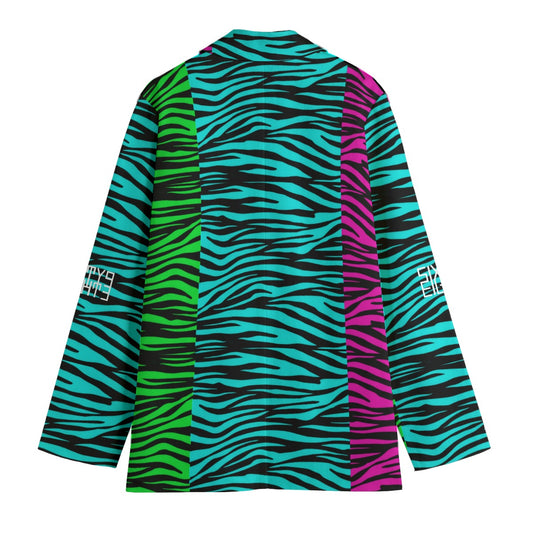 Sixty Eight 93 Tri-Blend Zebra Women's Leisure Blazer