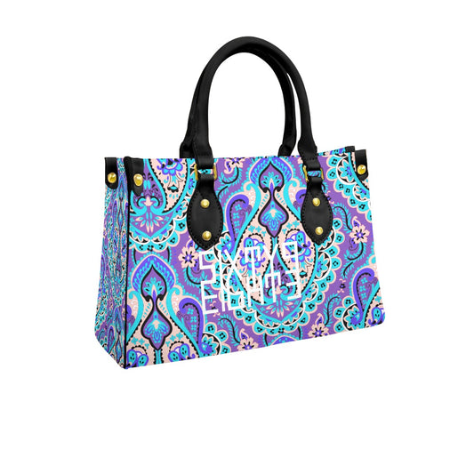 Sixty Eight 93 Logo White Women's Tote Bag With Black Handle #8