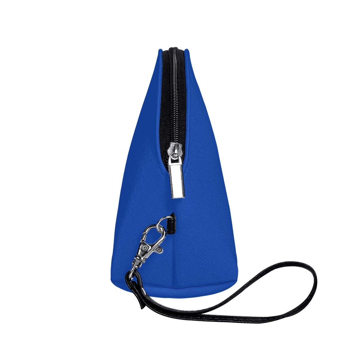 Sixty Eight 93 Logo White Blue Curved Cosmetic Bag