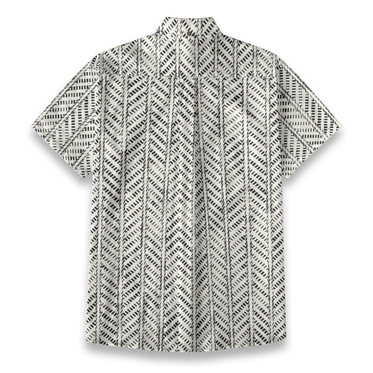 Sixty Eight 93 Logo Black IDC Cotton Button Up Shirt