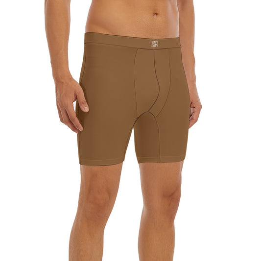 Sixty Eight 93 Logo White Chocolate Men's Long Boxer Briefs