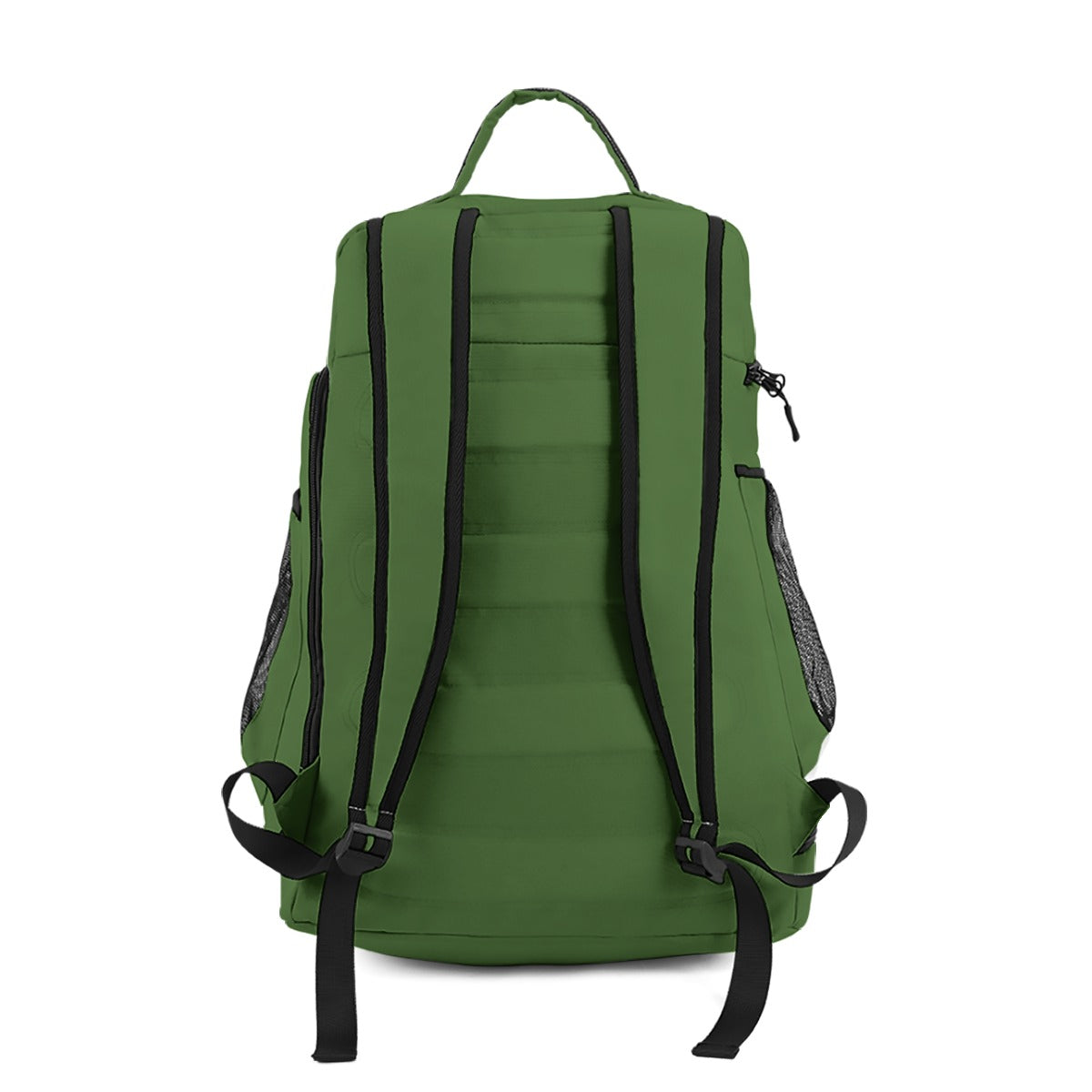 Sixty Eight 93 Logo White Forest Green Multifunctional Oxford Backpack