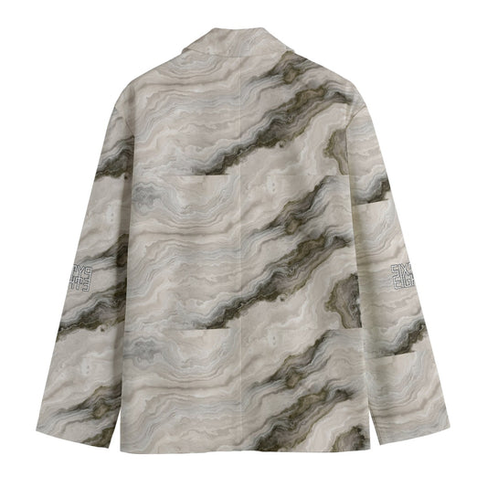 Sixty Eight 93 Marble Men's Casual Flat Lapel Collar Blazer