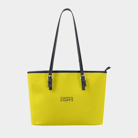 Sixty Eight 93 Logo Black Lemonade Women's Tote Bag | PU