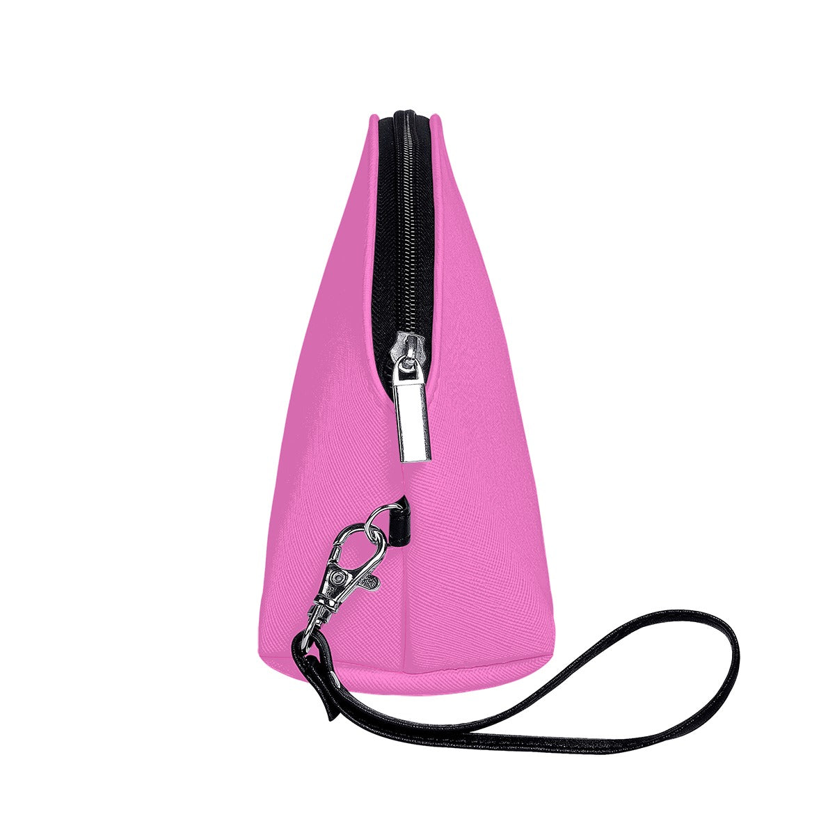 Sixty Eight 93 Logo White Pink Curved Cosmetic Bag