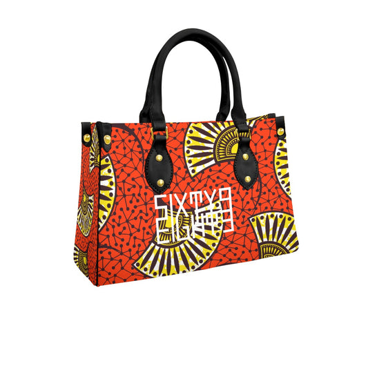 Sixty Eight 93 Logo White Women's Tote Bag With Black Handle #5