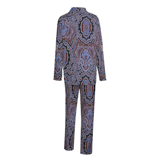 Sixty Eight 93 Logo White Unisex Imitation Silk Pajama Set #8