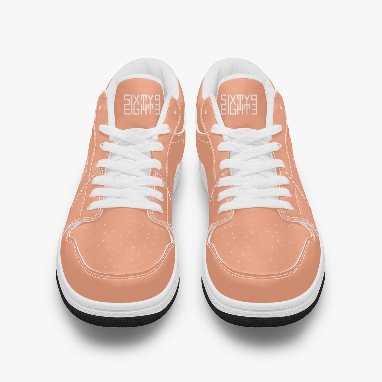 Sixty Eight 93 Logo White Peach SENTLT1 Shoes