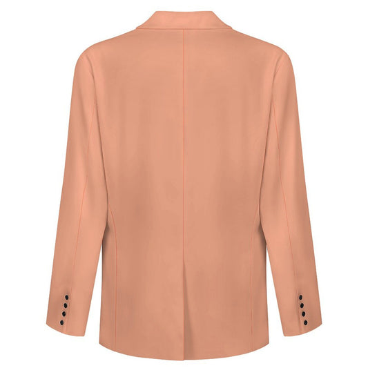 Sixty Eight 93 Men's Peach Notched Blazer