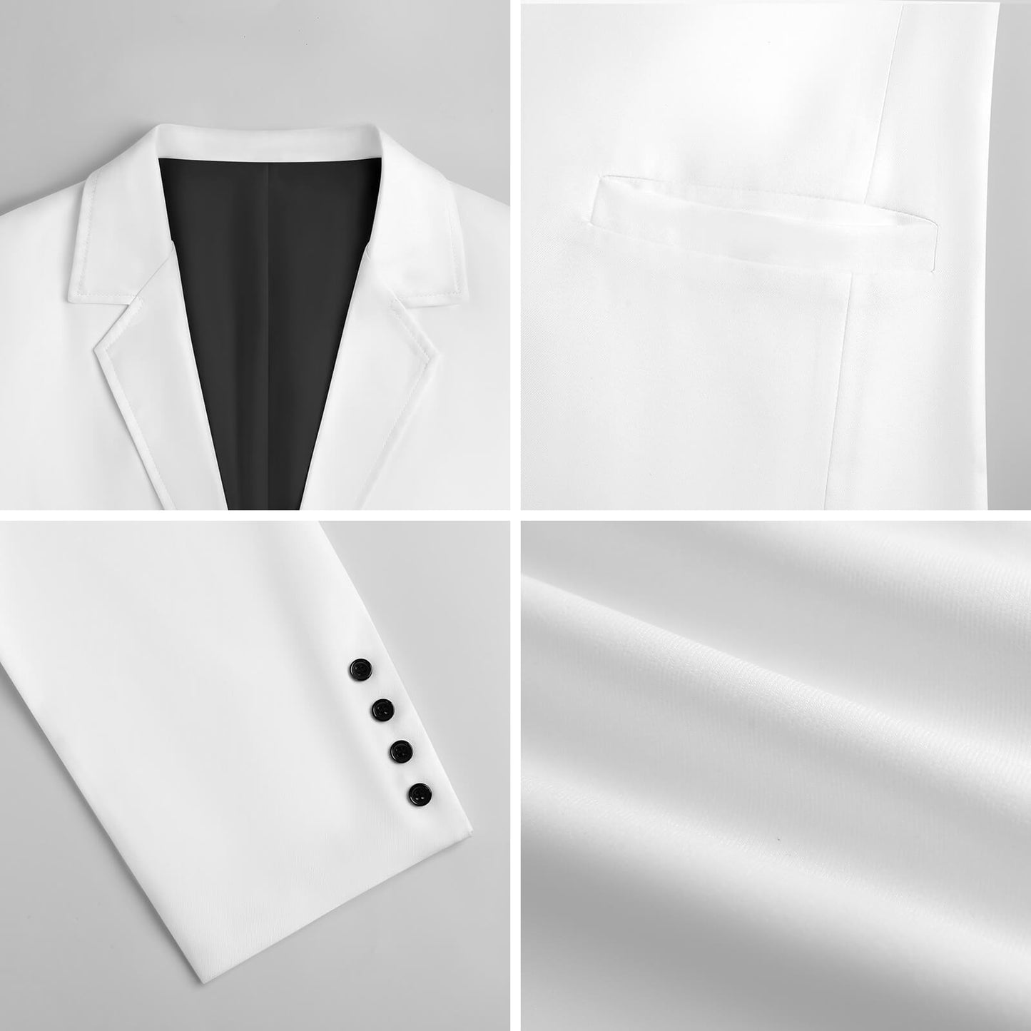 Sixty Eight 93 Men's Black Notched Blazer