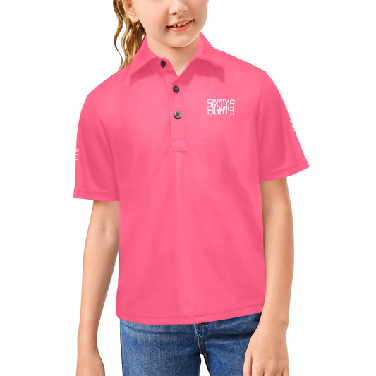 Sixty Eight 93 Girls' Short Sleeve Polo Shirt