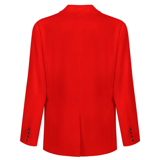 Sixty Eight 93 Men's Red Notched Blazer