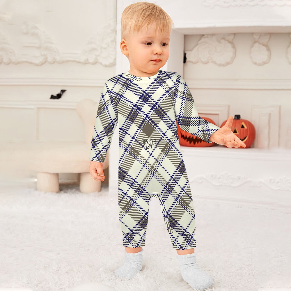 Sixty Eight 93 Logo Black Baby Romper