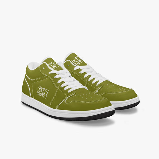 Sixty Eight 93 Logo White Old Moss Green SENTLT1 Shoes