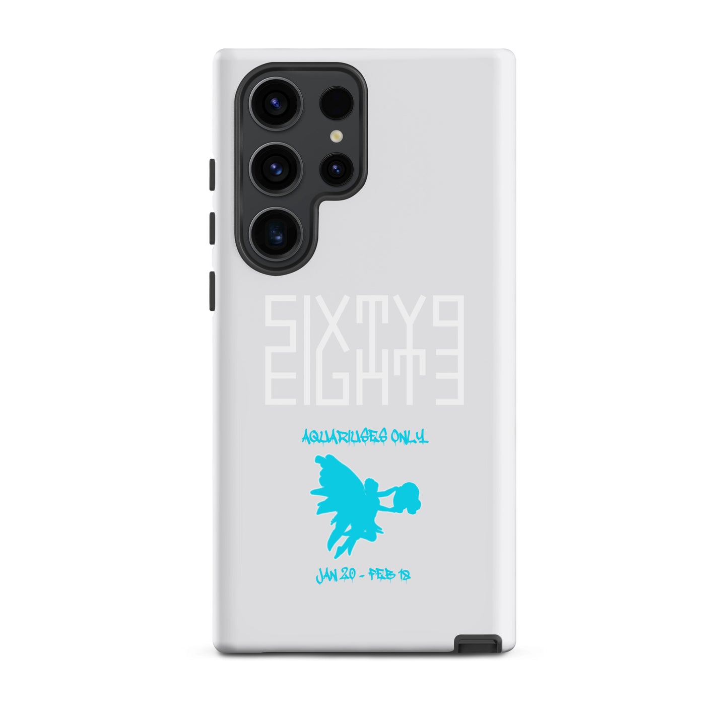 Sixty Eight 93 Logo White Aquariuses Only Tough Samsung Case