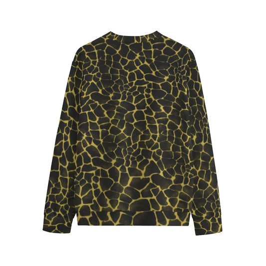 Sixty Eight 93 Logo White Boa Black Gold Unisex O-Neck Sweatshirt