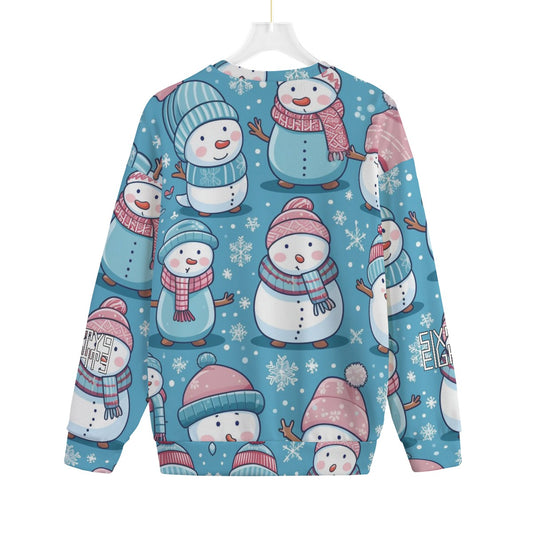 Sixty Eight 93 Logo White & Black Ugly Christmas Unisex Drop-Shoulder Knitted Fleece Sweater #9