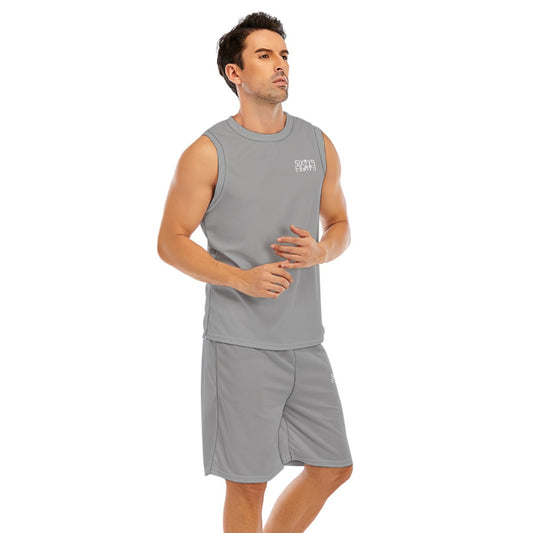 Sixty Eight 93 Logo White Grey Men's Basketball Set