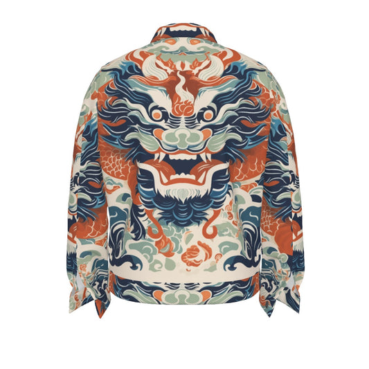 Sixty Eight 93 Logo Black & White Unisex Lapel Jacket #20