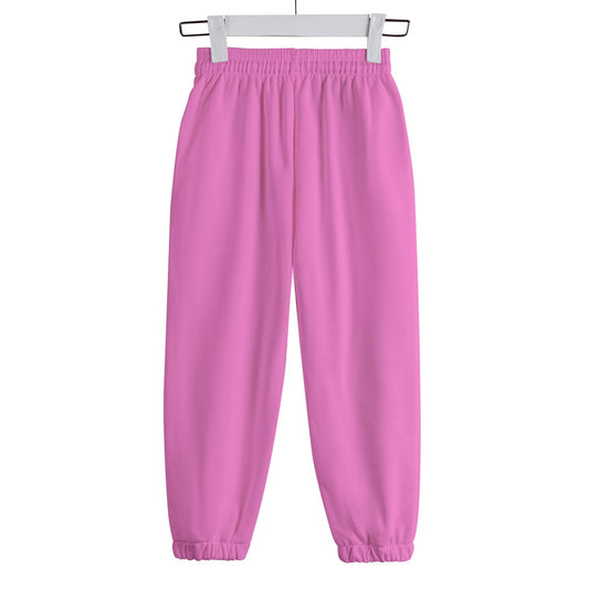 Sixty Eight 93 Logo White Pink Kid's Sweatpants