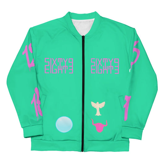 Sixty Eight 93 Pisces Only 2.0 Unisex Bomber Jacket (Black)