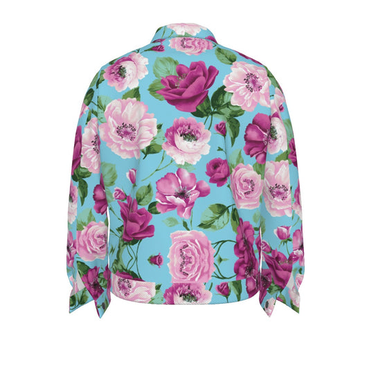 Sixty Eight 93 Logo Fuchsia & White Unisex Lapel Jacket #6