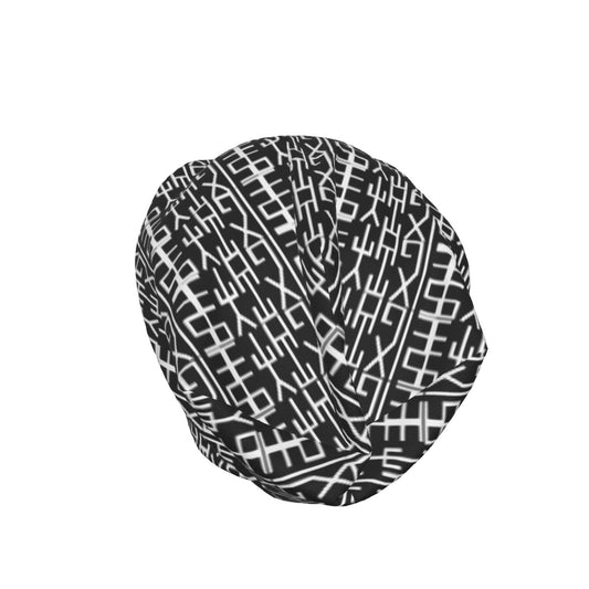 Sixty Eight 93 Infinity Logo Black Unisex Beanie Hat