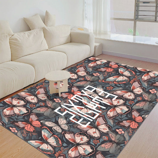 Sixty Eight 93 Logo White Foldable Rectangular Thickened Floor Mat #24