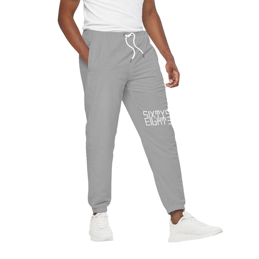 Sixty Eight 93 Logo White Grey Unisex Joggers