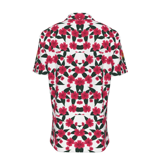 Sixty Eight 93 Logo Gold Floral II Button Up Shirt