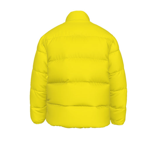 Sixty Eight 93 Logo Black Lemonade Unisex Puffer Jacket