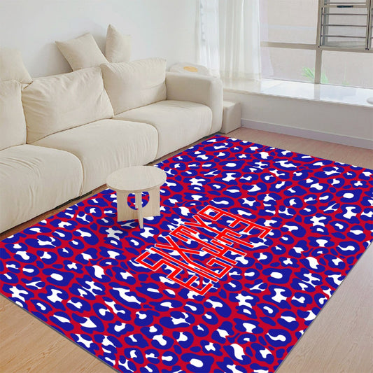 Sixty Eight 93 Logo Red & White Foldable Rectangular Thickened Floor Mat #20