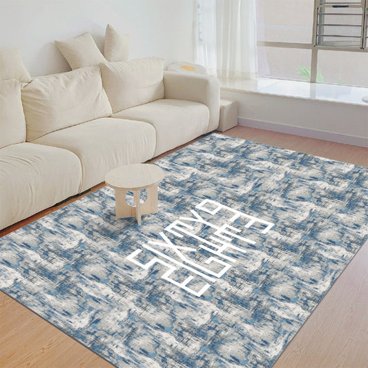 Sixty Eight 93 Logo White Foldable Rectangular Thickened Floor Mat #9