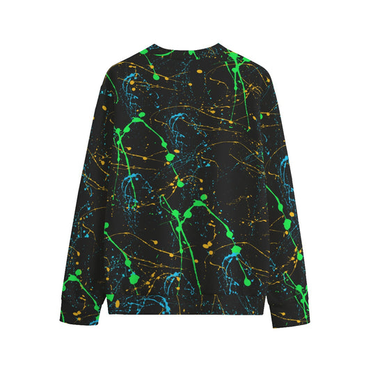 Sixty Eight 93 Logo White Splatter #4 Unisex O-Neck Sweatshirt