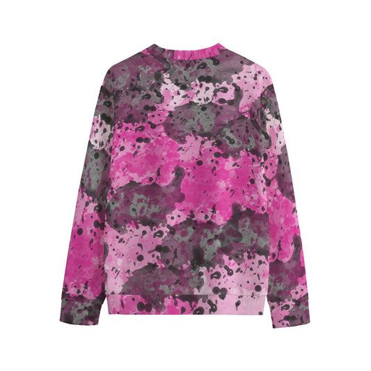 Sixty Eight 93 Logo White Dark Cherry Unisex O-Neck Sweatshirt