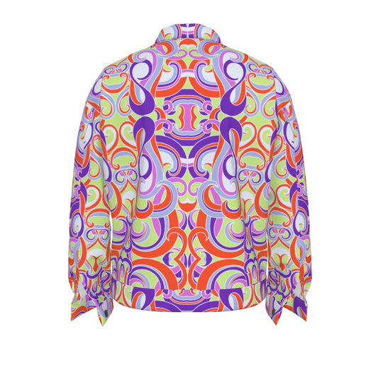 Sixty Eight 93 Logo White Unisex Lapel Jacket #8