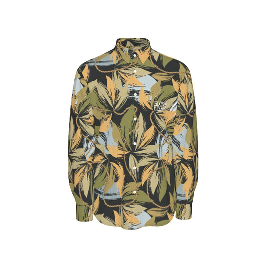 Sixty Eight 93 Logo White Men's Cotton Long Sleeve Shirt #8