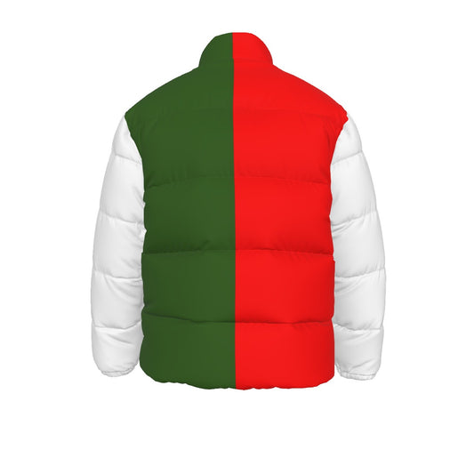 Sixty Eight 93 Logo White MX Unisex Puffer Jacket