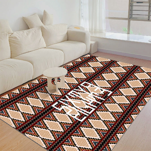 Sixty Eight 93 Logo White Foldable Rectangular Thickened Floor Mat #12