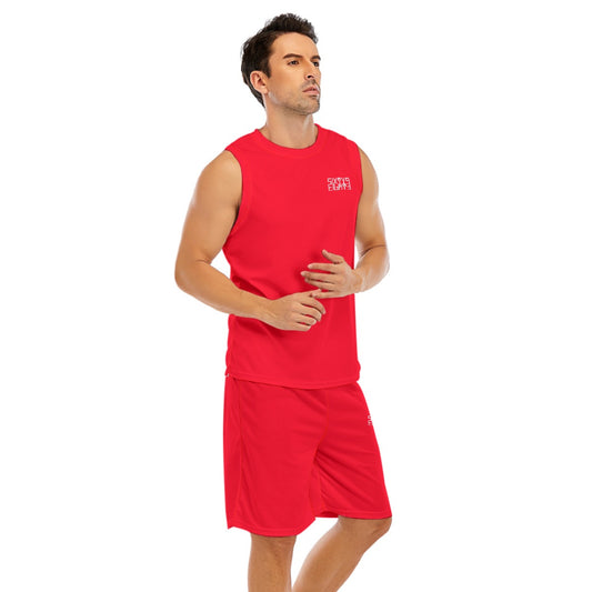Sixty Eight 93 Logo White Red Men's Basketball Set