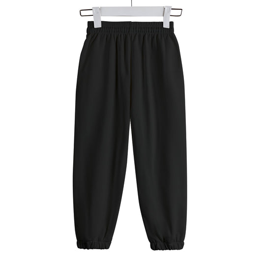 Sixty Eight 93 Logo White Black Kid's Sweatpants