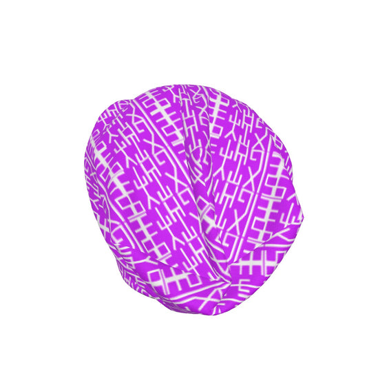 Sixty Eight 93 Infinity Logo Grape Unisex Beanie Hat