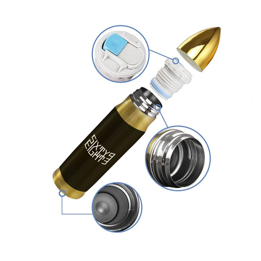 Sixty Eight 93 Logo White Black 32OZ Tumbler #5