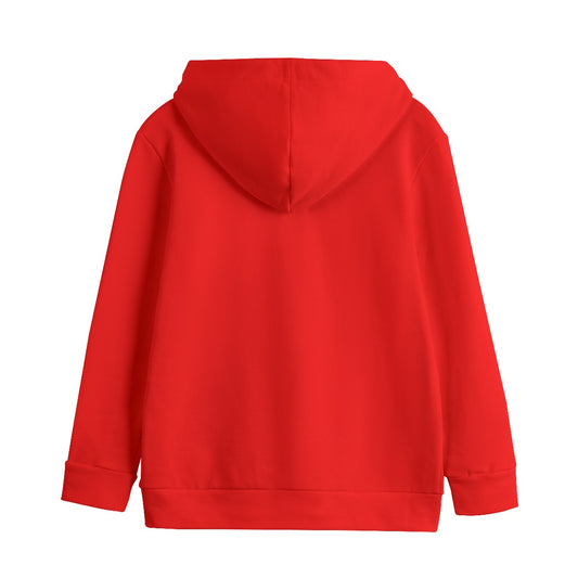 Sixty Eight 93 Logo White Red Kid's Pullover Hoodie