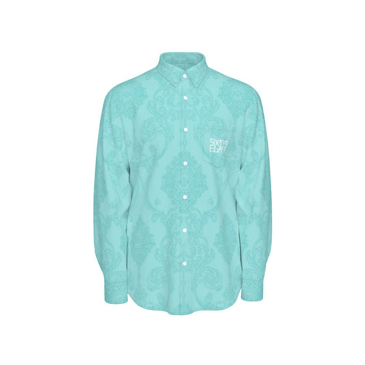 Sixty Eight 93 Logo White Men's Cotton Long Sleeve Shirt #2