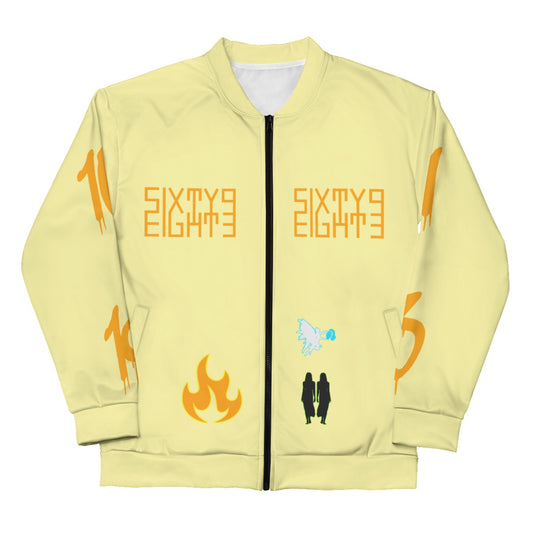 Sixty Eight 93 Leos Only Unisex Bomber Jacket (Black)